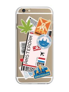Прозорий чохол на iPhone 6/6s :: Подорожі. Амстердам (принт 327)