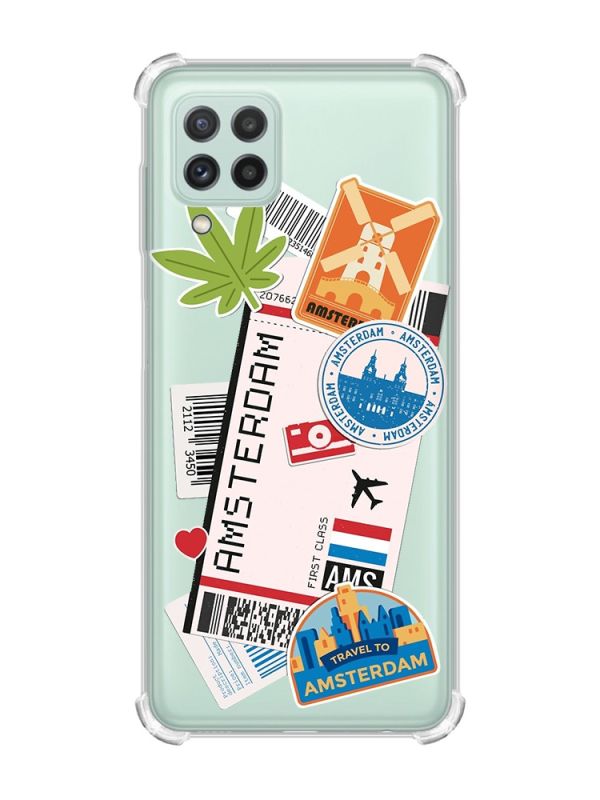 Чохол із потовщеними кутами на Samsung Galaxy A22 5G / A22s 5G :: Подорожі. Амстердам (принт 327)