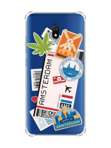 Чохол з потовщеними кутами на Xiaomi Redmi 8A :: Подорожі. Амстердам (принт 327)