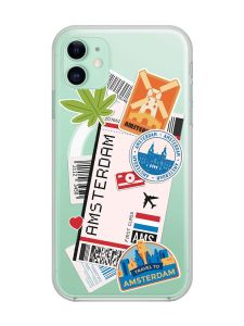 Магнітний чохол на iPhone 11 із підтримкою MagSafe :: Подорожі. Амстердам (принт 327)