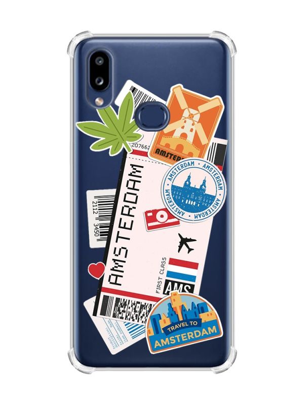 Чохол з потовщеними кутами на Samsung Galaxy A10s (A107) :: Подорожі. Амстердам (принт 327)