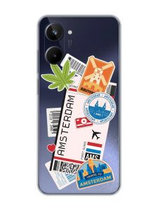Прозорий чохол на Realme 10 4G :: Подорожі. Амстердам (принт 327)