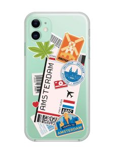 Прозорий чохол на Apple iPhone 11 (6,1) :: Подорожі. Амстердам (принт 327)
