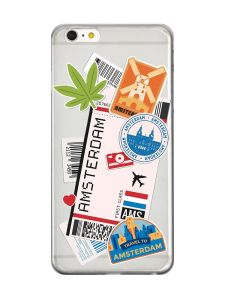 Прозорий чохол на iPhone 6+/6 Plus :: Подорожі. Амстердам (принт 327)