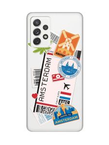 Прозорий чохол на Samsung Galaxy A72/A725 :: Подорожі. Амстердам (принт 327)