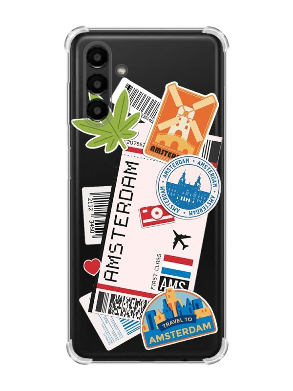 Чохол із потовщеними кутами на Samsung Galaxy A04s/A13 5G :: Подорожі. Амстердам (принт 327)