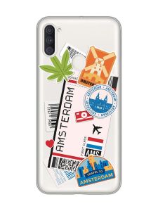 Прозорий чохол на Samsung Galaxy A11 :: Подорожі. Амстердам (принт 327)