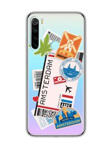 Прозорий чохол на Xiaomi Redmi Note 8  :: Подорожі. Амстердам (принт 327)