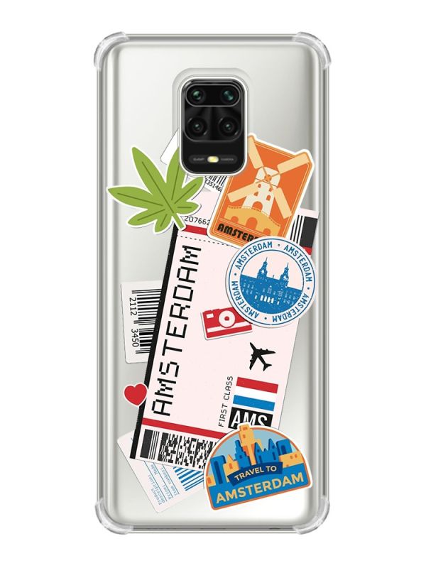 Чохол з потовщеними кутами на Xiaomi Redmi Note 9 Pro/ 9S/ 9 Pro Max :: Подорожі. Амстердам (принт 327)