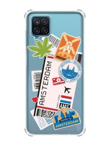 Чохол з потовщеними кутами на Samsung A12 4G :: Подорожі. Амстердам (принт 327)