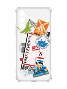 Чохол з потовщеними кутами на Samsung Galaxy A34 5G :: Подорожі. Амстердам (принт 327)