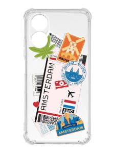 Чохол із потовщеними кутами на Oppo A17 :: Подорожі. Амстердам (принт 327)