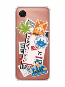Чохол з потовщеними кутами на Samsung Galaxy A03 Core/A032 :: Подорожі. Амстердам (принт 327)