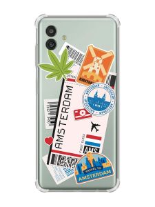 Чохол з потовщеними кутами на Samsung Galaxy M13 5G :: Подорожі. Амстердам (принт 327)