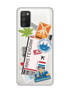 Прозорий чохол для Samsung Galaxy A02s :: Подорожі. Амстердам (принт 327)