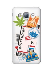 Прозорий чохол на Samsung Galaxy J3 (2016) J310 :: Подорожі. Амстердам (принт 327)