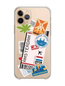 Прозорий чохол на Apple iPhone 11 Pro (5,8) :: Подорожі. Амстердам (принт 327)