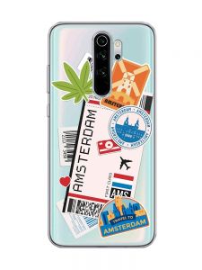 Прозорий чохол на Xiaomi Redmi Note 8 Pro :: Подорожі. Амстердам (принт 327)