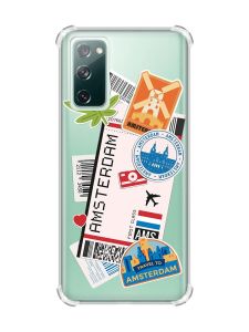 Чохол з потовщеними кутами на Galaxy S20 FE :: Подорожі. Амстердам (принт 327)