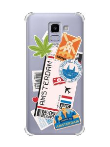 Чохол із потовщеними кутами на Samsung Galaxy J6 (2018) J600F :: Подорожі. Амстердам (принт 327)