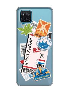 Прозорий чохол на Samsung Galaxy A12 4G :: Подорожі. Амстердам (принт 327)
