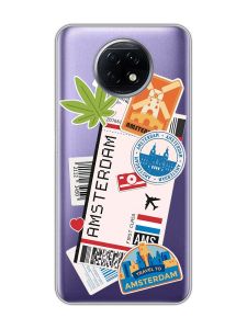 Прозорий чохол на Xiaomi Redmi Note 9T/Redmi Note 9 5G :: Подорожі. Амстердам (принт 327)