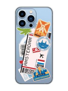 Магнітний чохол на iPhone 13 Pro Max із підтримкою MagSafe :: Подорожі. Амстердам (принт 327)