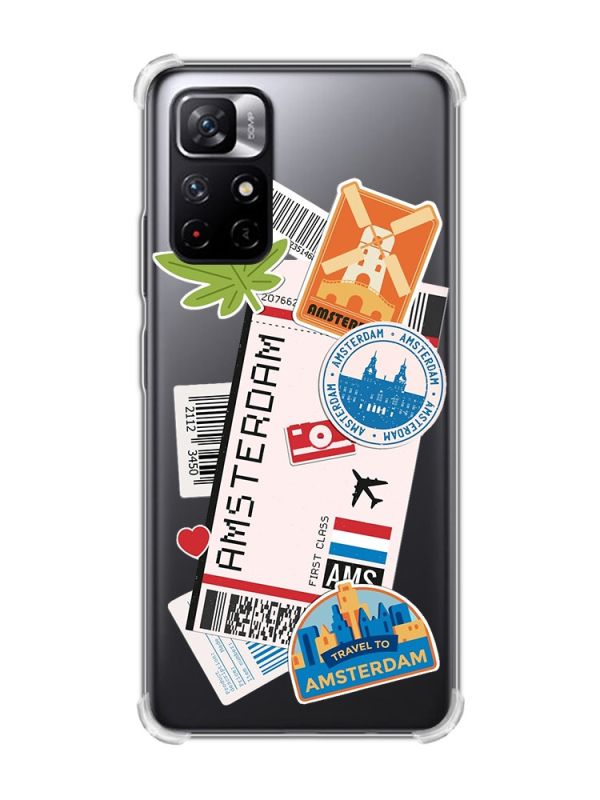 Чохол з потовщеними кутами на Xiaomi Redmi Note 11 5G :: Подорожі. Амстердам (принт 327)