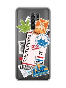 Прозорий чохол на Xiaomi Redmi 9 :: Подорожі. Амстердам (принт 327)