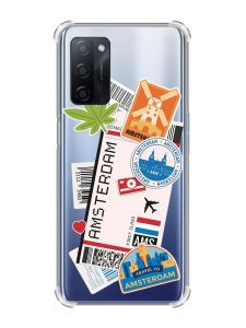 Чохол з потовщеними кутами на Oppo A55 :: Подорожі. Амстердам (принт 327)