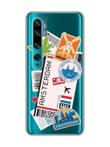 Прозорий чохол на Xiaomi Mi Note 10/Note 10 Pro :: Подорожі. Амстердам (принт 327)