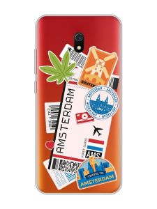 Прозорий чохол на Xiaomi Redmi 8A :: Подорожі. Амстердам (принт 327)