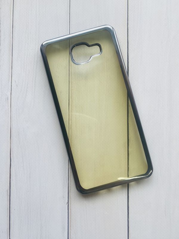 Силіконовий чохол з обідком для Samsung A7(2016) A710 Синій