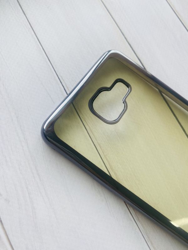 Силіконовий чохол з обідком для Samsung A7(2016) A710 Синій
