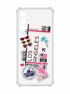 Чохол з потовщеними кутами на Samsung Galaxy A34 5G :: Подорожі. Лос-Анджелес (принт 328)