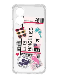 Чохол із потовщеними кутами на Oppo A17 :: Подорожі. Лос-Анджелес (принт 328)