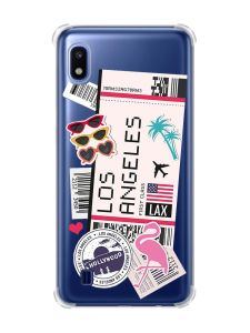 Чохол з потовщеними кутами на Samsung Galaxy A10 (2019)/A105 :: Подорожі. Лос-Анджелес (принт 328)