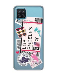 Прозорий чохол на Samsung Galaxy A12 4G :: Подорожі. Лос-Анджелес (принт 328)