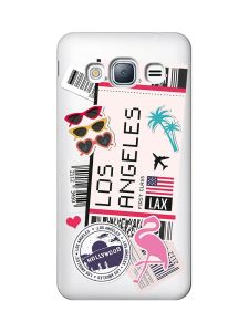 Прозорий чохол на Samsung Galaxy J3 (2016) J310 :: Подорожі. Лос-Анджелес (принт 328)