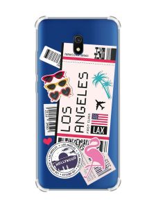 Чохол з потовщеними кутами на Xiaomi Redmi 8A :: Подорожі. Лос-Анджелес (принт 328)
