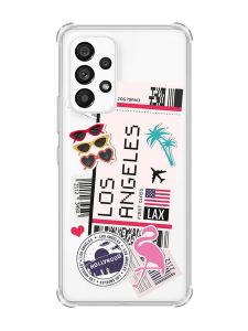Чохол з потовщеними кутами на Samsung Galaxy A53 :: Подорожі. Лос-Анджелес (принт 328)