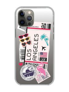 Магнітний чохол на iPhone 12 Pro Max із підтримкою MagSafe :: Подорожі. Лос-Анджелес (принт 328)