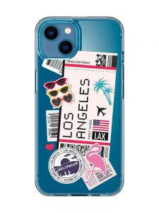 Прозорий чохол для iPhone 13 mini :: Подорожі. Лос-Анджелес (принт 328)