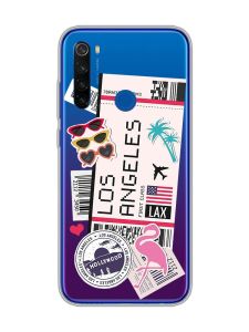 Прозорий чохол на Xiaomi Redmi Note 8T :: Подорожі. Лос-Анджелес (принт 328)