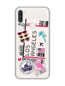 Прозорий чохол на Samsung Galaxy A11 :: Подорожі. Лос-Анджелес (принт 328)