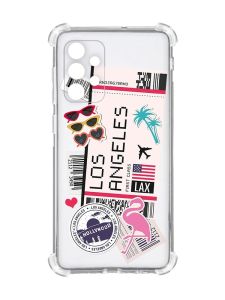 Чохол із потовщеними кутами на Oppo A72 5G :: Подорожі. Лос-Анджелес (принт 328)
