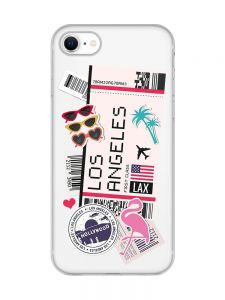 Прозорий чохол для iPhone 7, 8 :: Подорожі. Лос-Анджелес (принт 328)