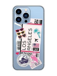 Магнітний чохол на iPhone 13 Pro Max із підтримкою MagSafe :: Подорожі. Лос-Анджелес (принт 328)