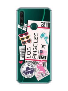 Прозорий чохол на Huawei Y6p :: Подорожі. Лос-Анджелес (принт 328)