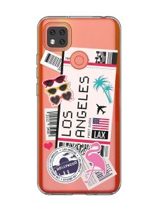 Прозорий чохол для Xiaomi Redmi 9C/10A :: Подорожі. Лос-Анджелес (принт 328)